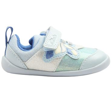 CLARKS ROAMER WING T SHOE - BLUE G